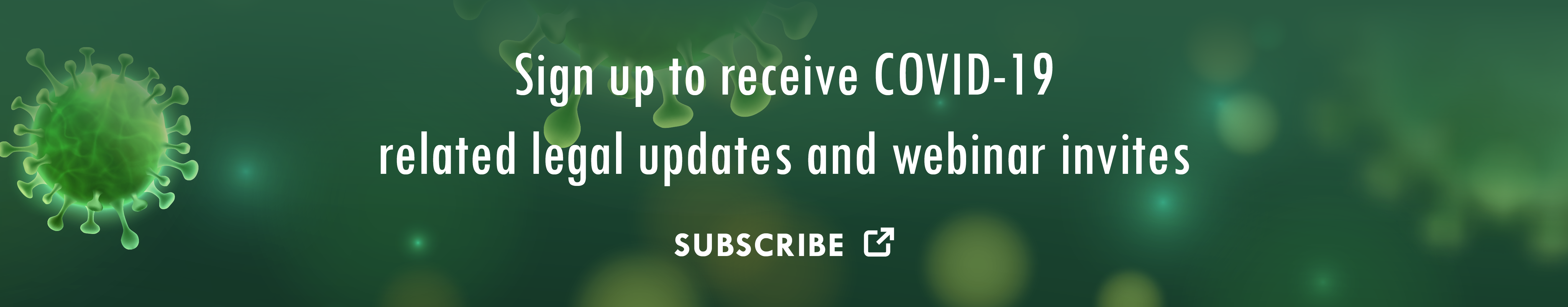Sign up to receive COVID-19 updates and webinar invites