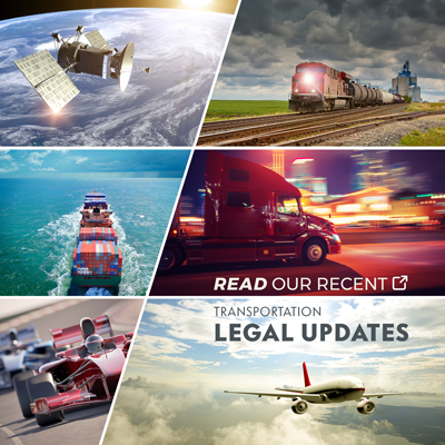 Read our Recent Transportation Legal Updates