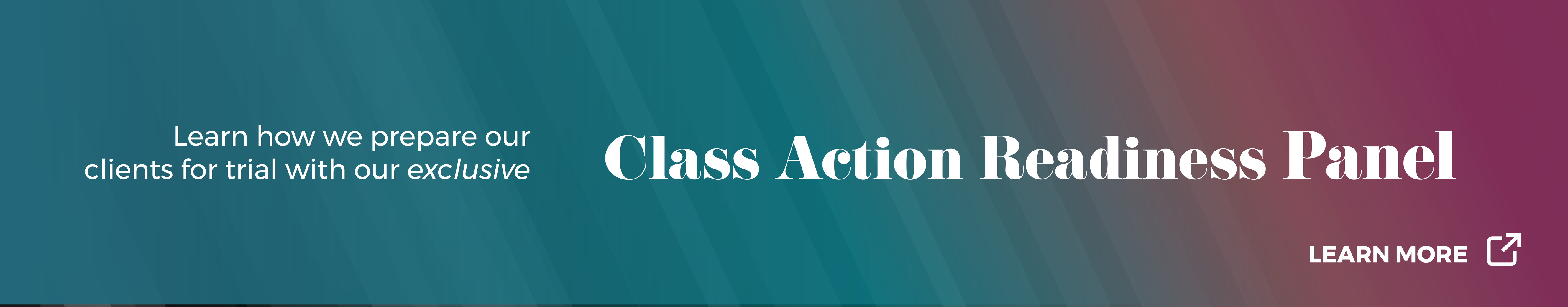 Class Action Readiness Panel