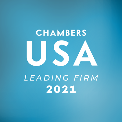 Chambers USA Leading Firm 2021