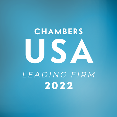 Chambers USA Leading Firm 2022