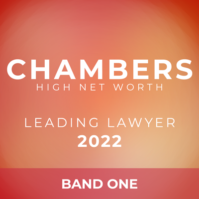 Chambers Leading Lawyer Band 1 2022